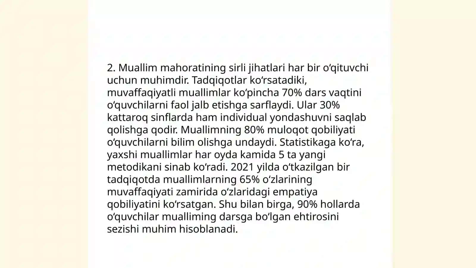 Ustozlik - qadri buyuk muallim 4