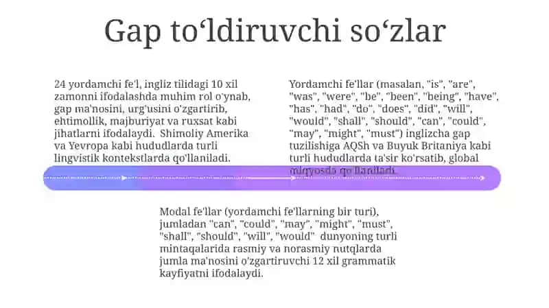 Yordamchi so'zlar 4