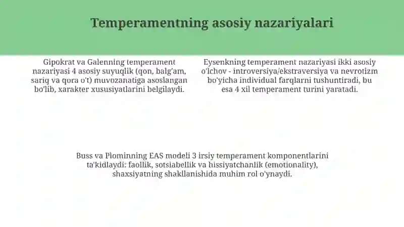 Temperament va uning nazariyalari 4