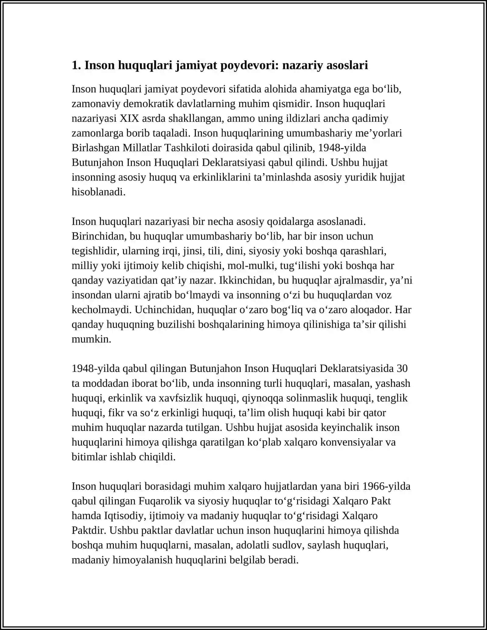 INSON HUQUQLARI JAMIYAT POYDEVORI 4