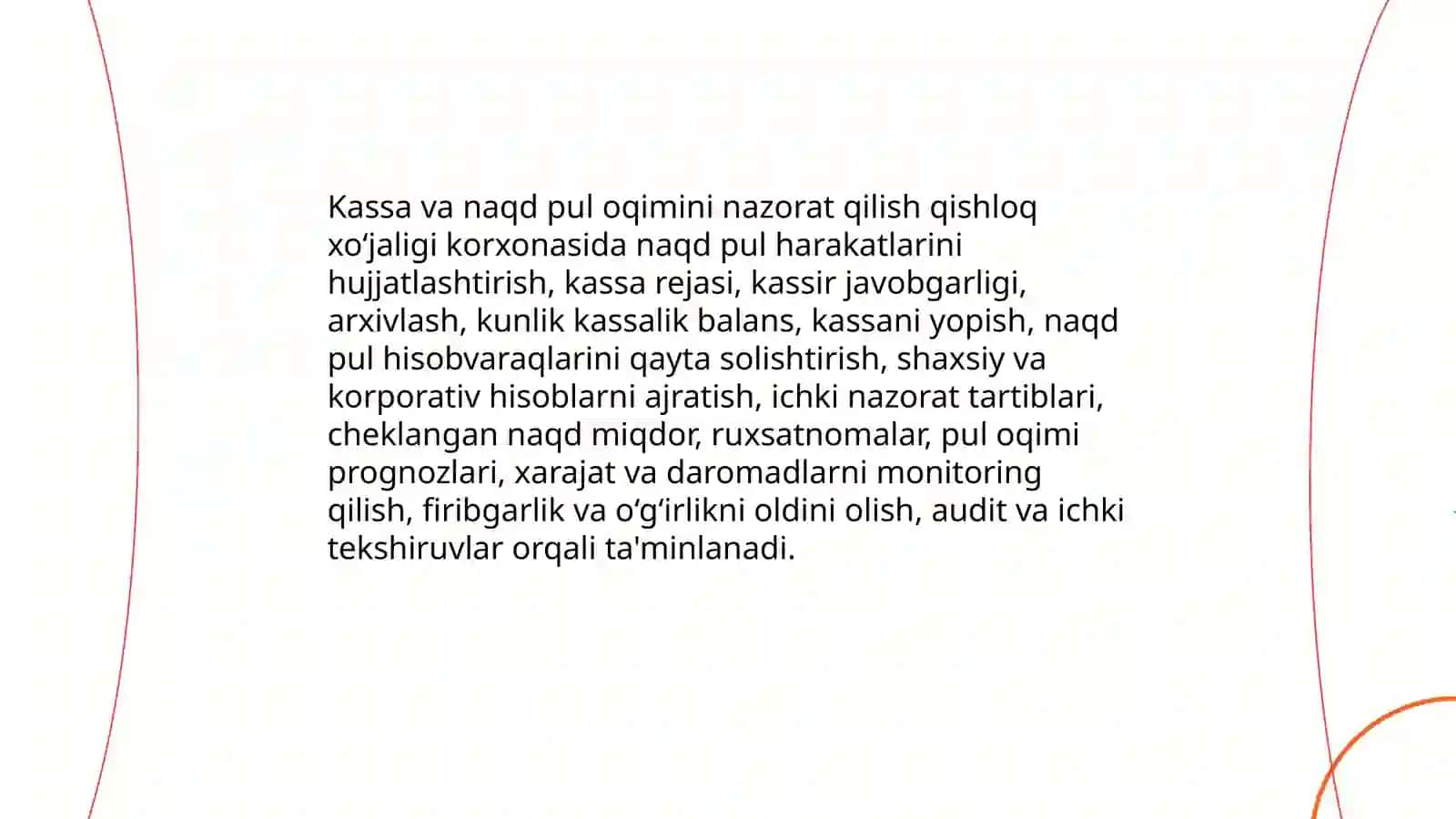 Moliyaviy nazoratning asosiy vazifalari 4