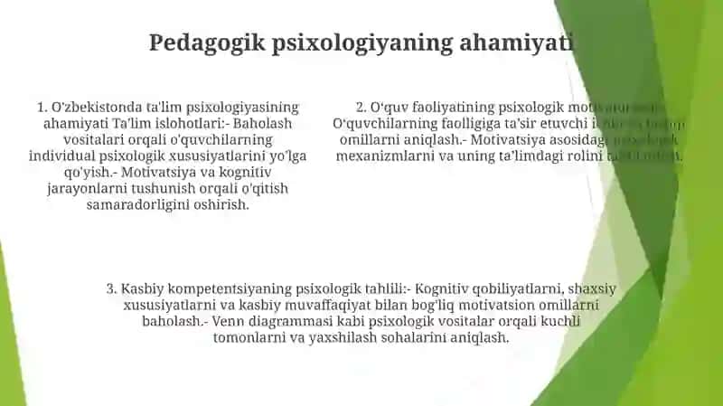 Ta'lim Psixologiyasini O‘Rganish Zaruriyati 4