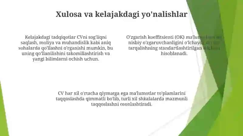 Variatsiya Koeffitsiyenti 4