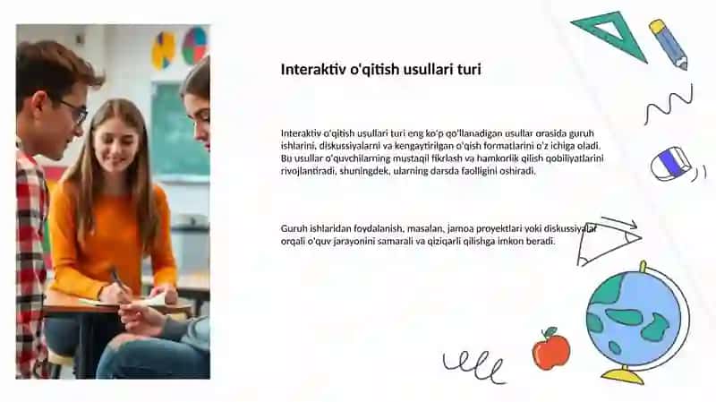 Zamonaviy pedagogika: Interaktiv o'qitish usullari 4