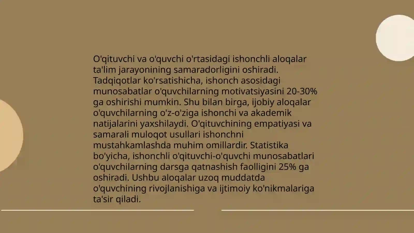 Tarbiyachi va o'quvchi o'rtasidagi samarali muloqot 4