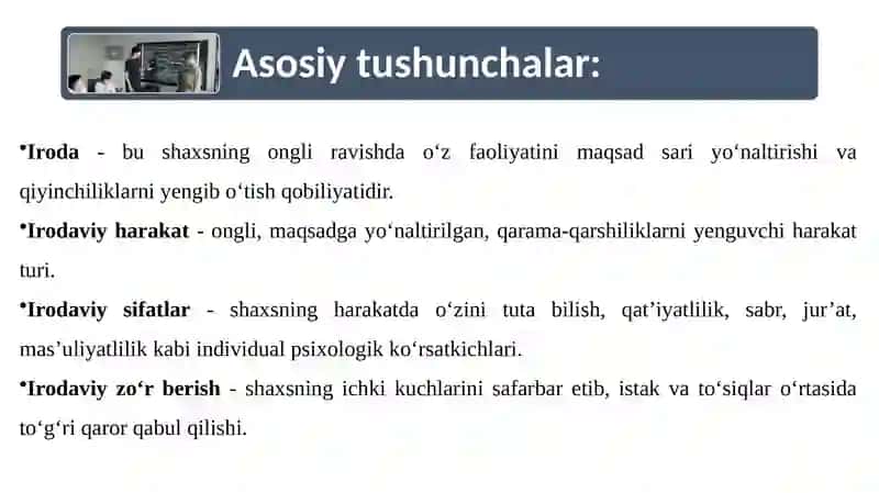 Shaxs va uning irodaviy sohalari 4