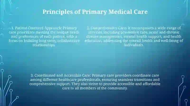 Basics Of Providing Primary Medical Care 4
