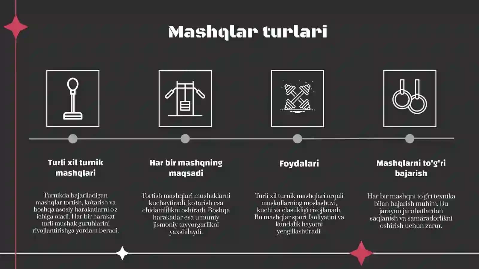 Brus turnik xalqa erkin mashqlar 4