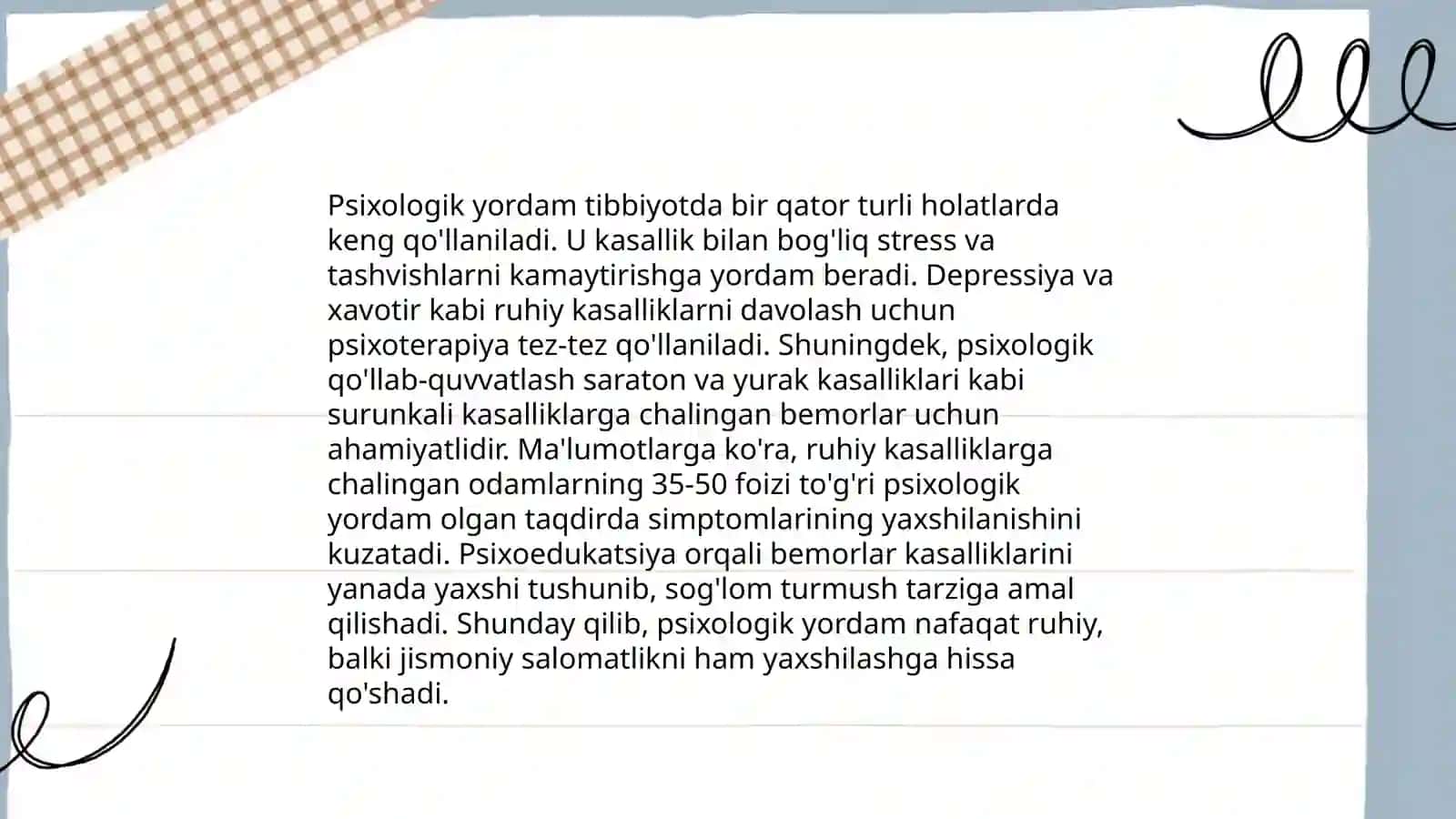 Tibbiyot psixologiyasi 4
