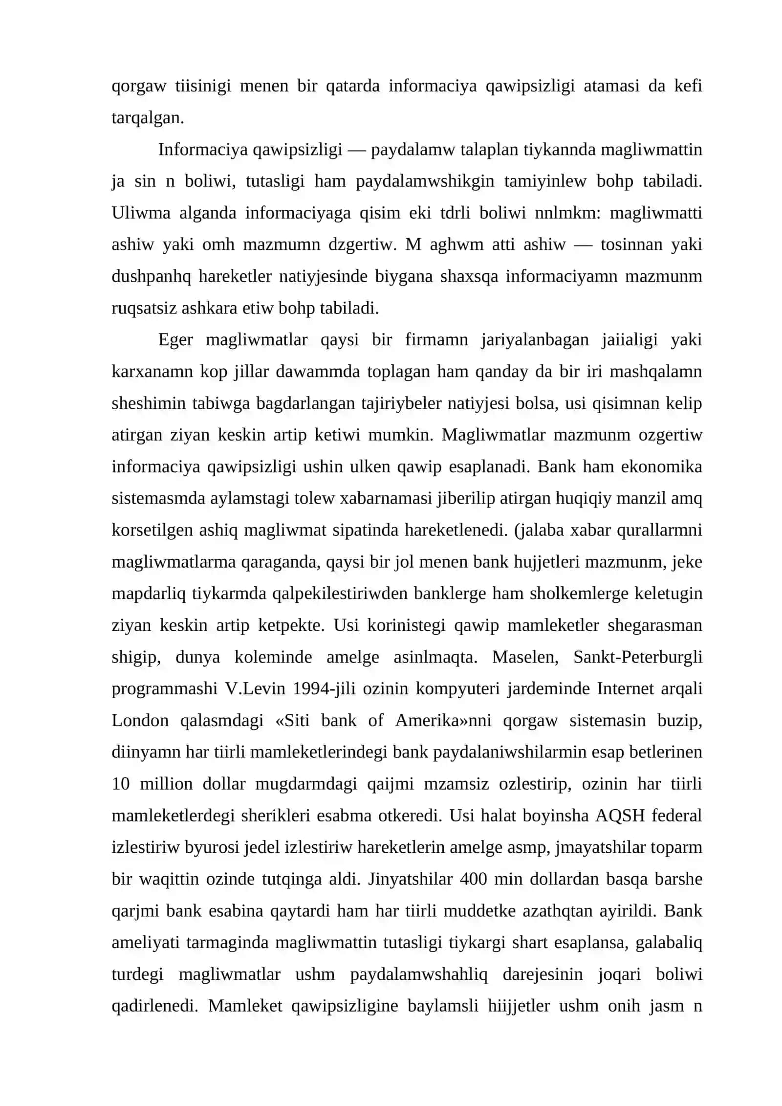 Informaciya qawipsizligi tu’sinikleri 4