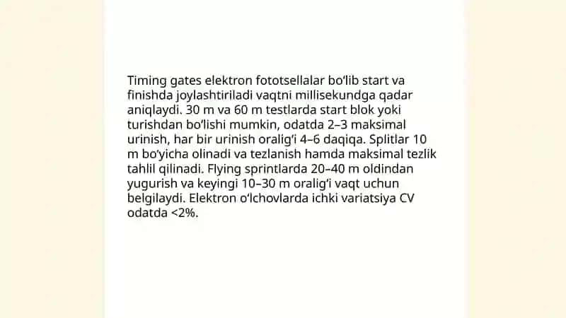 Tezlik va uni rivojlantirish yo'llari 4