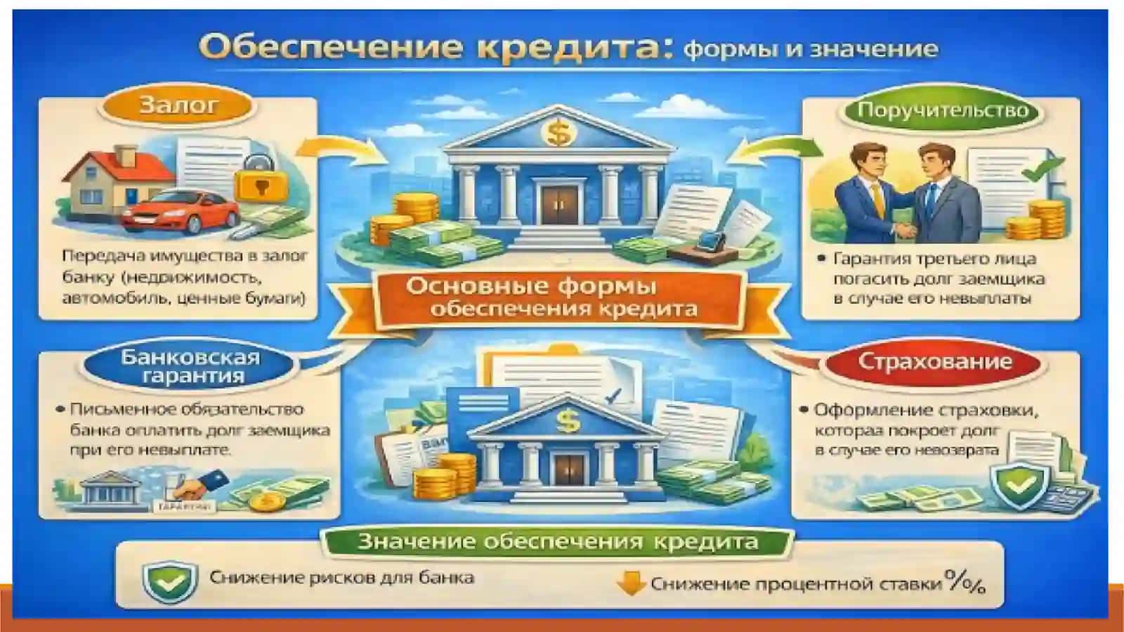 Обеспечение кредита: формы и значение 4