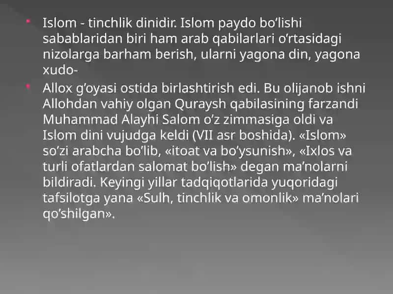 DINIY-MADANIY AN’ANALARNING AHAMIYATI 4