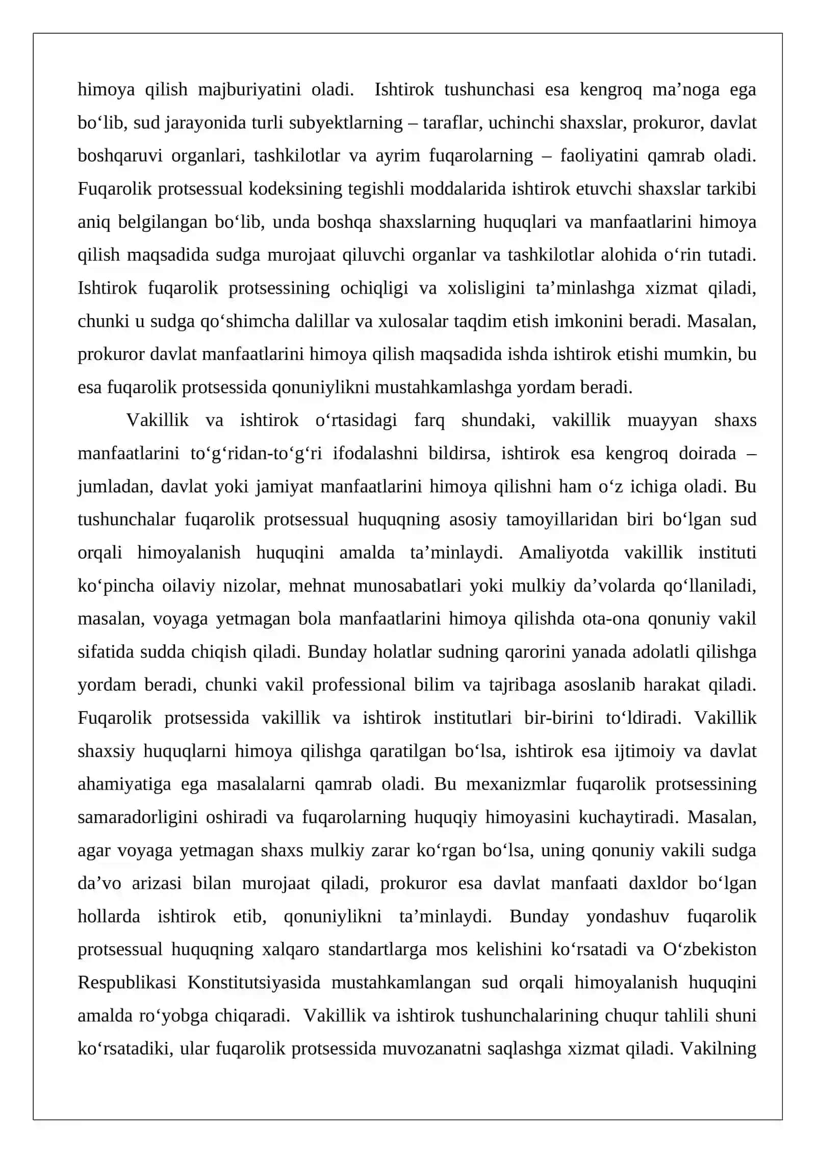 Fuqarolik protsessida huquqlarni himoya qilish 4
