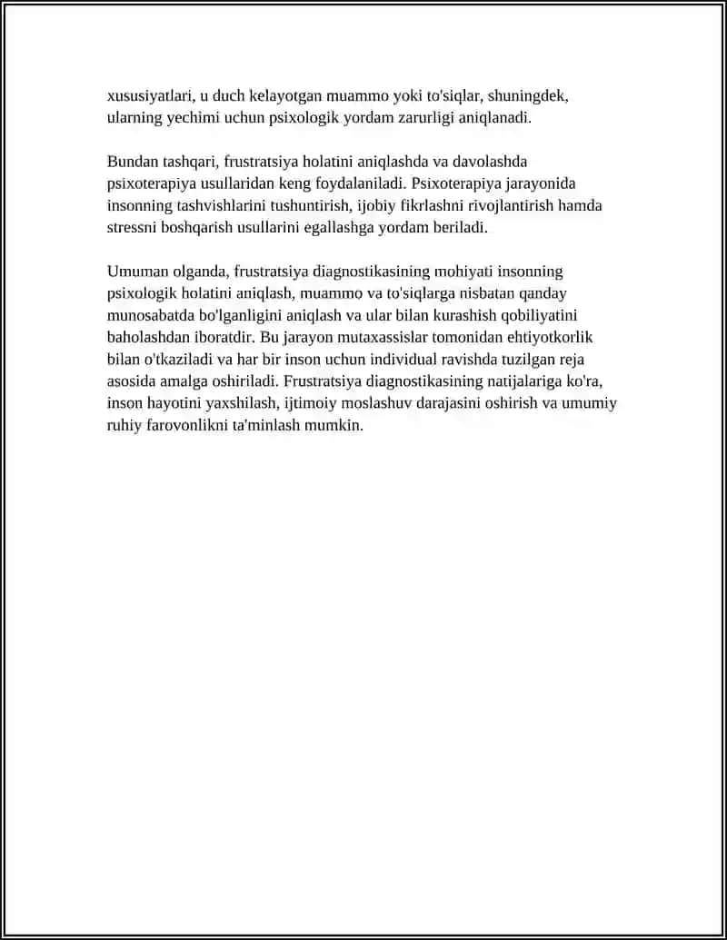 FRUSTRATSIYA DIAGNOSTIKASI 4