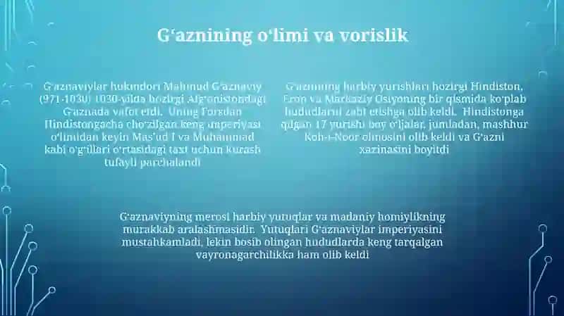 Gazning bajargan ishi 4