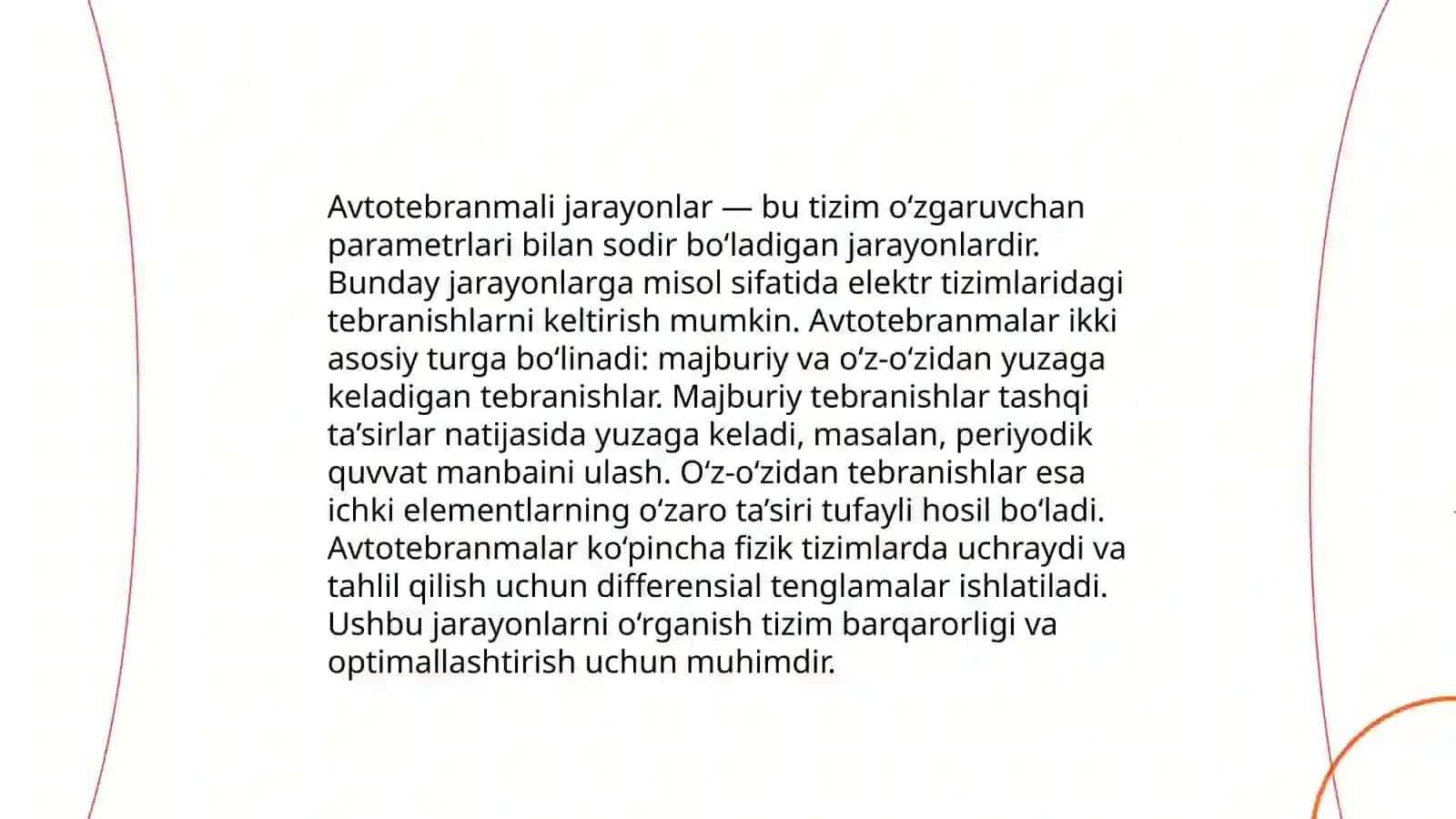 Biologiyadagi tebranma jarayonlar 4
