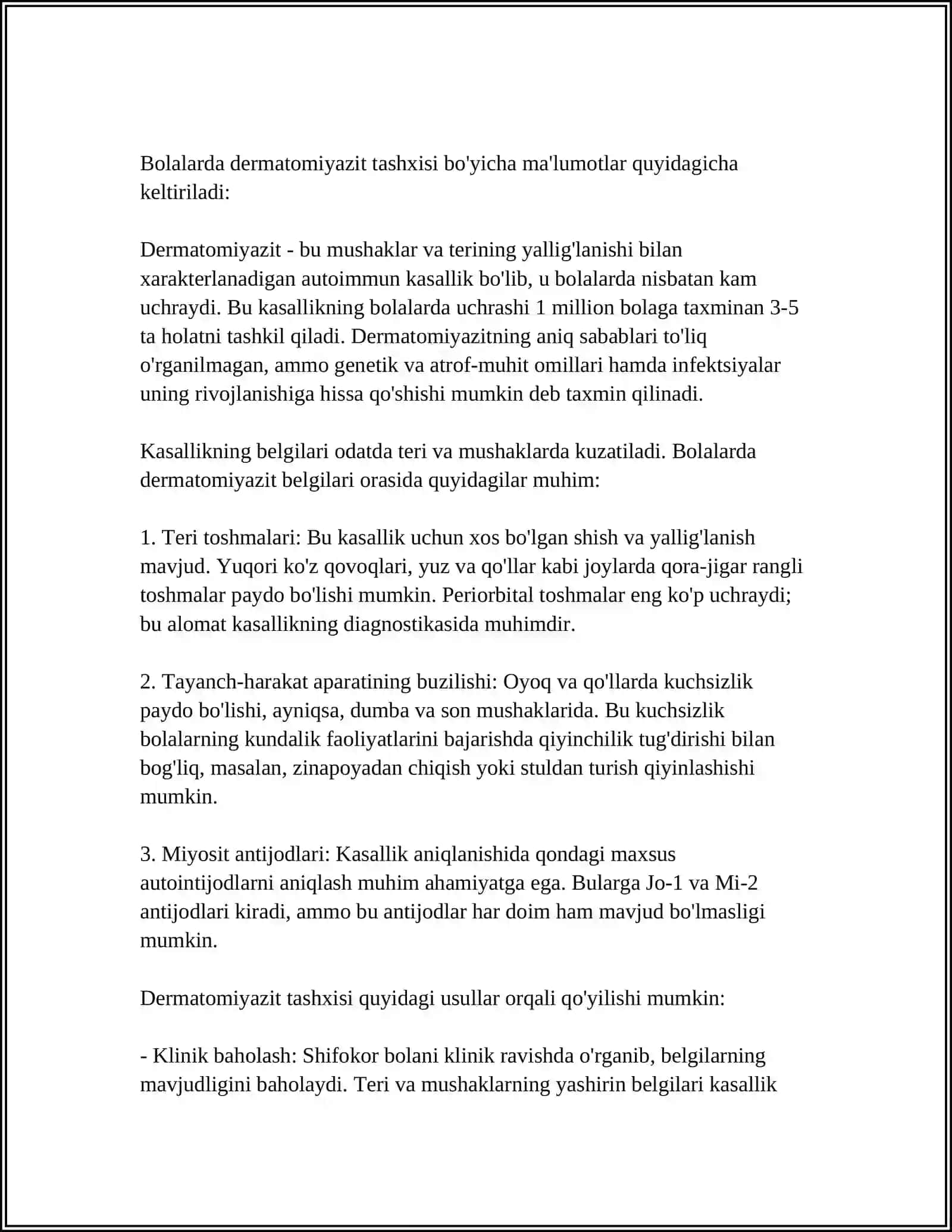 BOLALARDA DERMATOMIYAZIDLAR 4