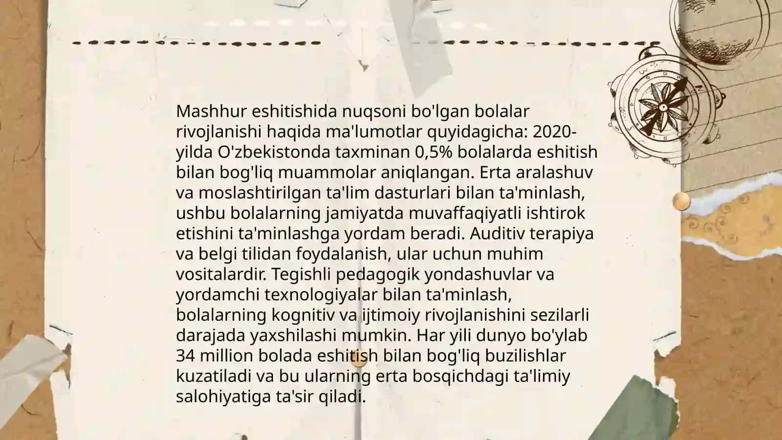 Mashhur eshitishida nuqsoni bòlgan bolalar haqida 4