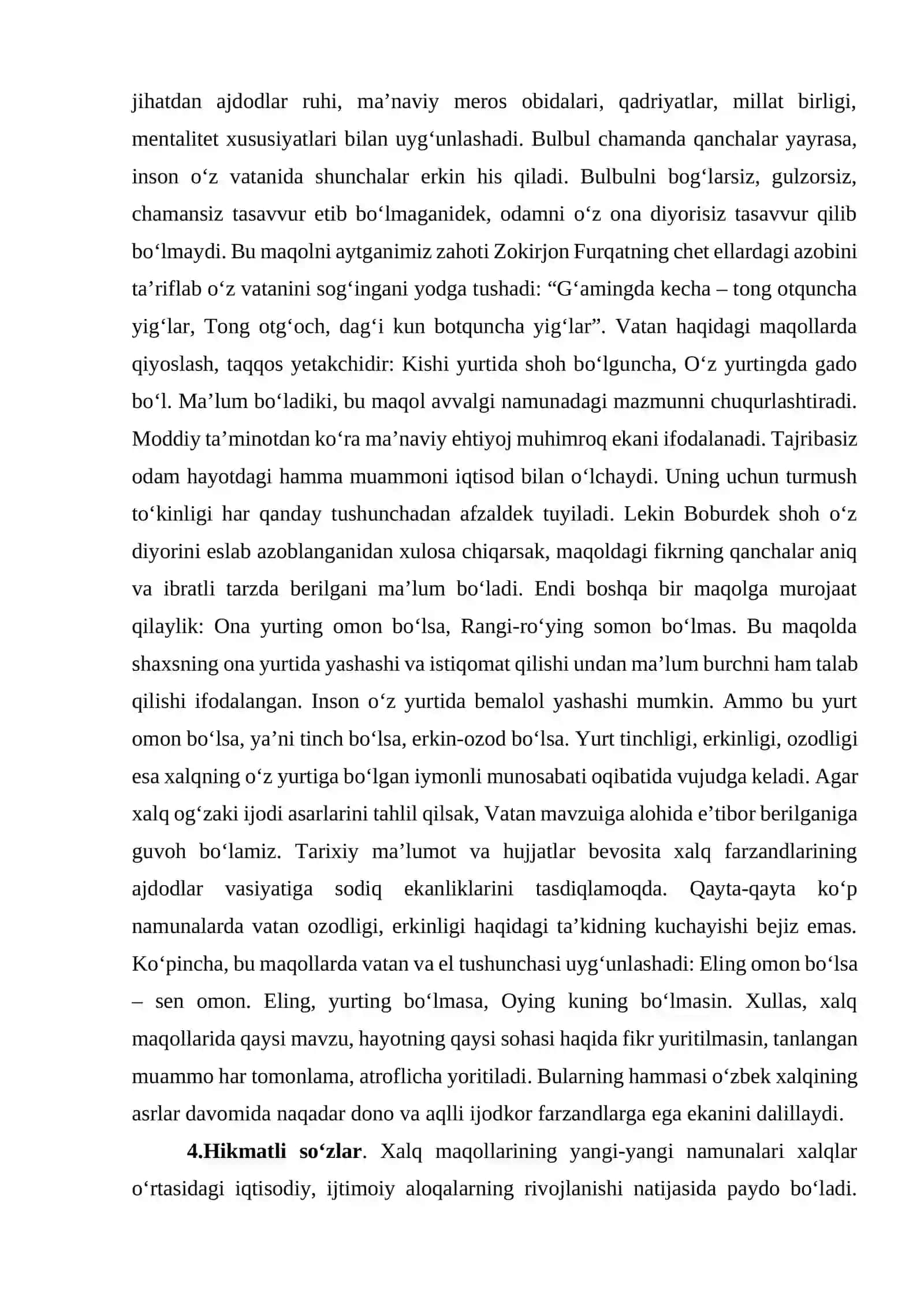 XALQ OG‘ZAKI BADIIY IJODI JANRLARI 4