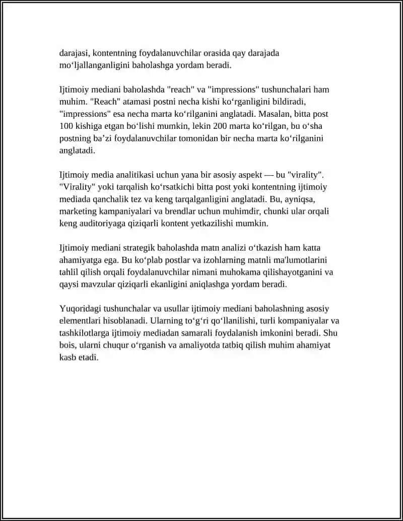 IJTIMOIY MEDIANI BAHOLASH 4
