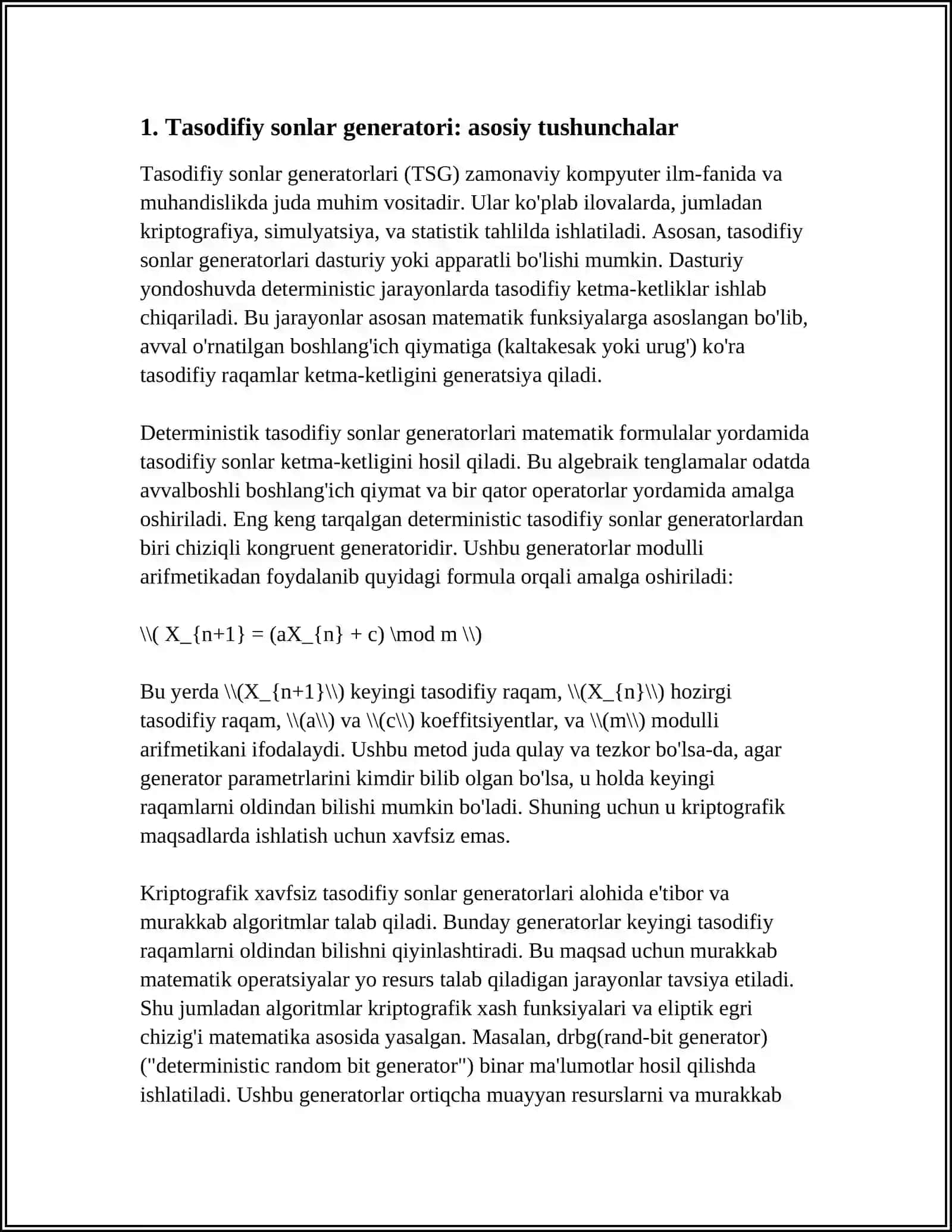TASODIFIY SONLAR GENERATORI 4