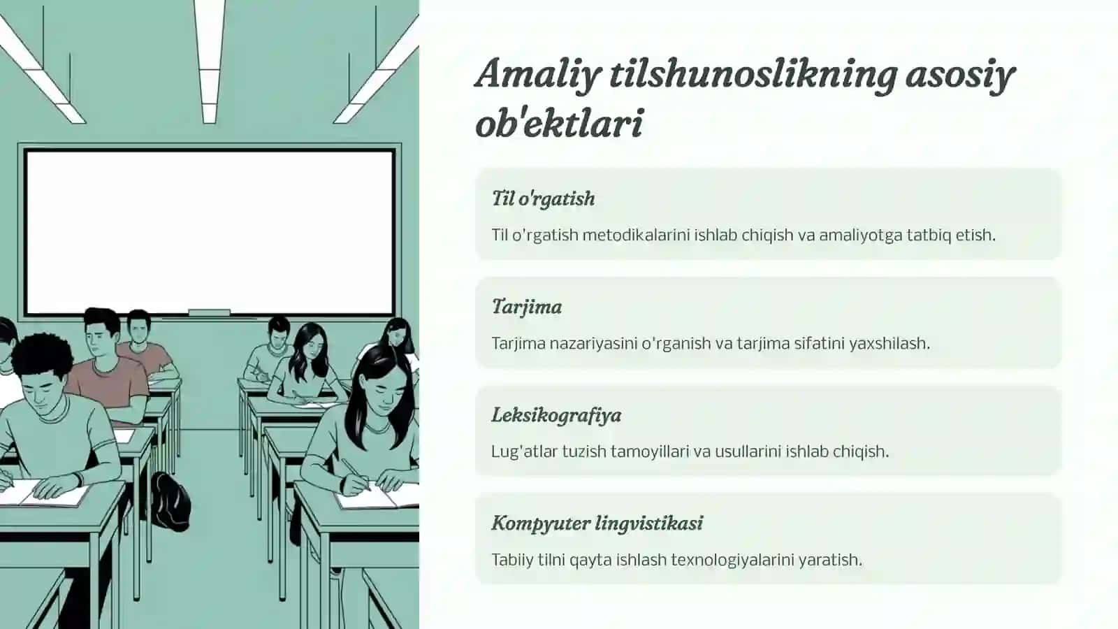 Amaliy tilshunoslik Ob'ekti, vazifalari va metodlari 4