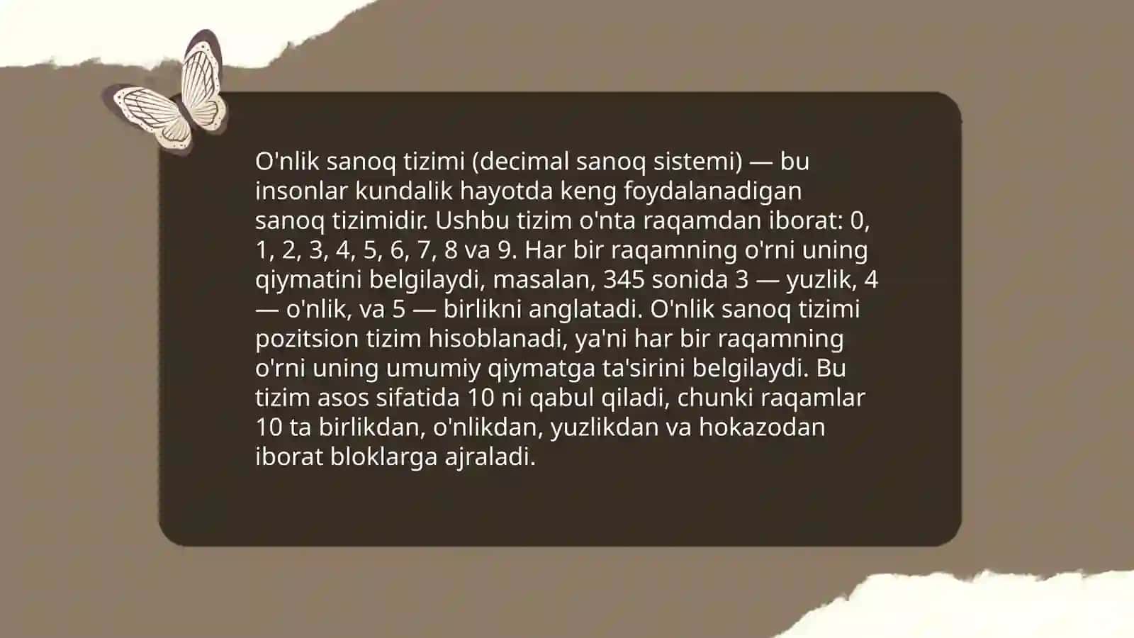 Sanoq sistemalarining tarixi 4