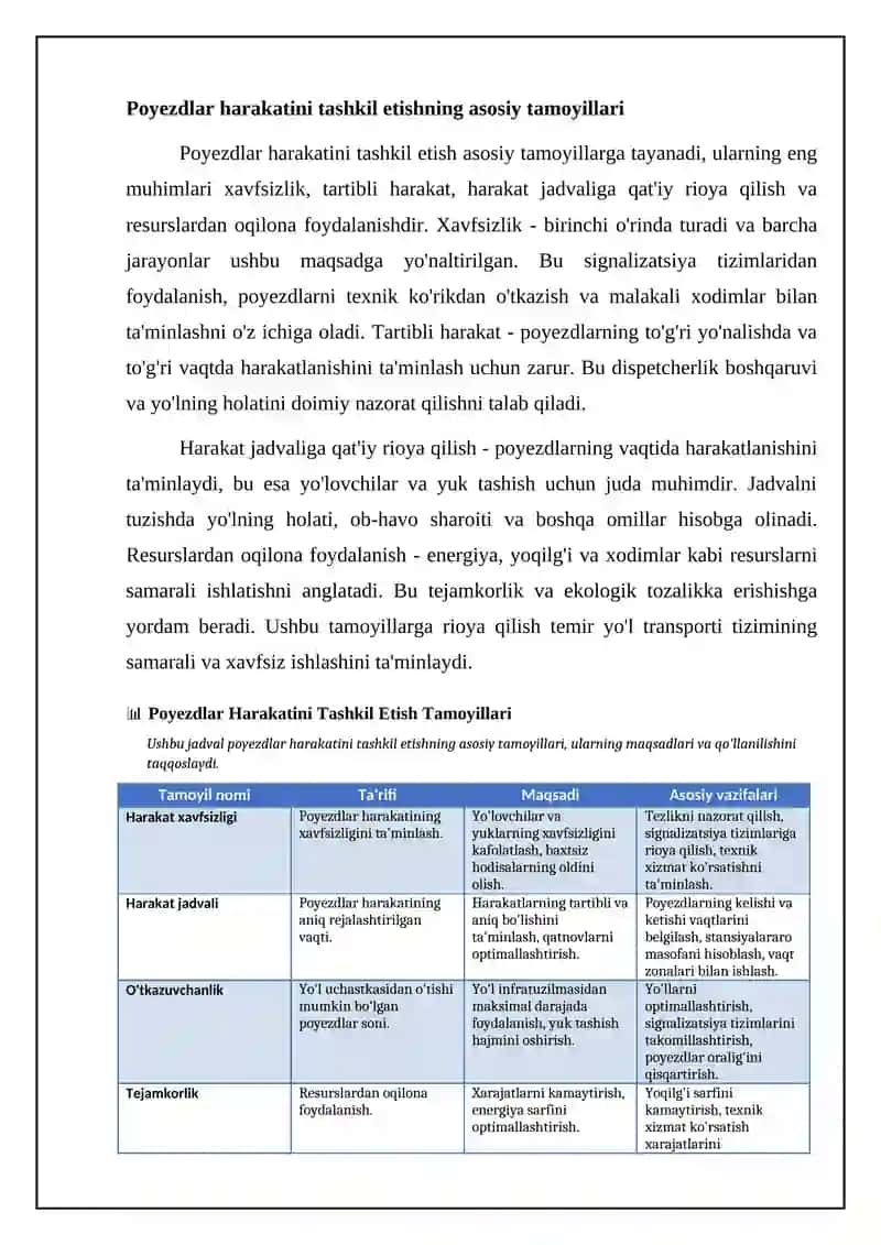 Temir yo'l harakatini tashkil etish 4