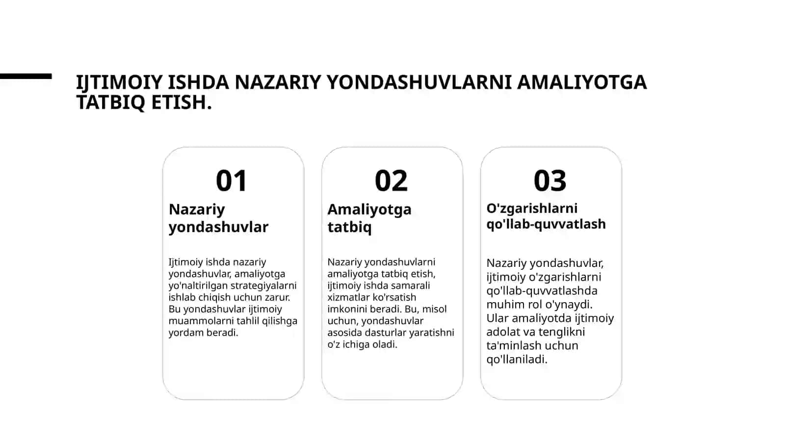 Ijtimoiy ishning nazariy asoslari 4