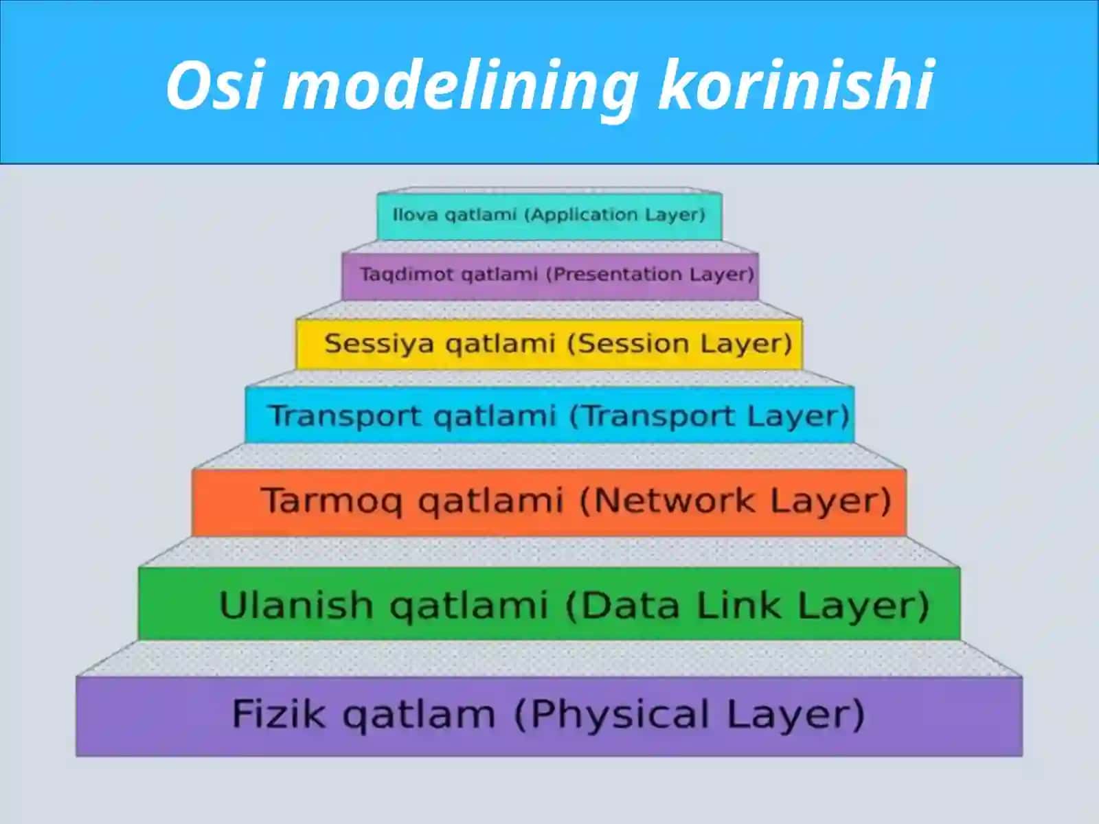 OSI va TCP-IP tarmoq modellari 4
