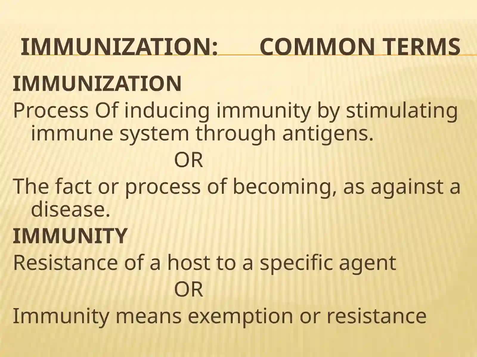 Vaccination Schedules and Immunization Terminology 4