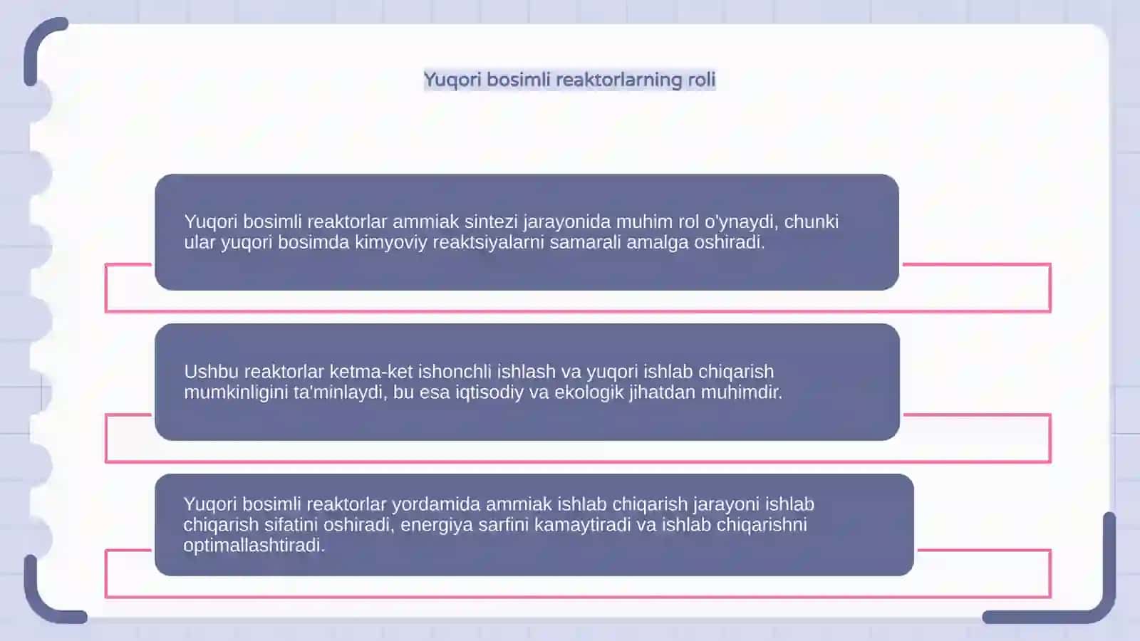Ammiak sintezi uchun yuqori bosimli reaktorlar 4
