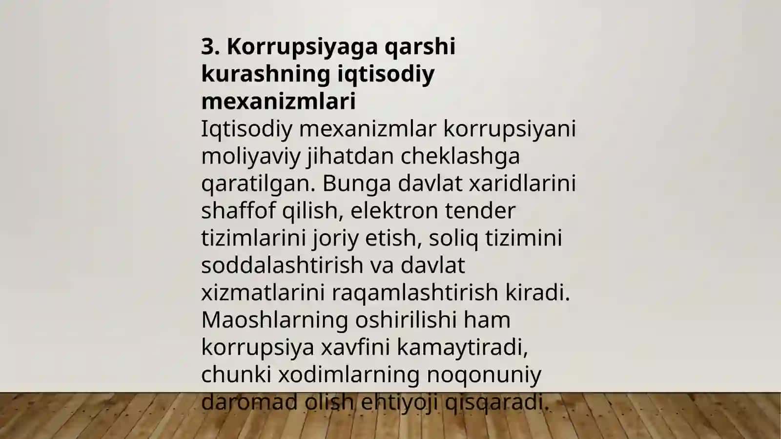 O'zbekistonda korupsiyaga qarshi kurashishning iqtisodiy-siyosiy va ijtimoiy huquqiy mexanizimlari 4