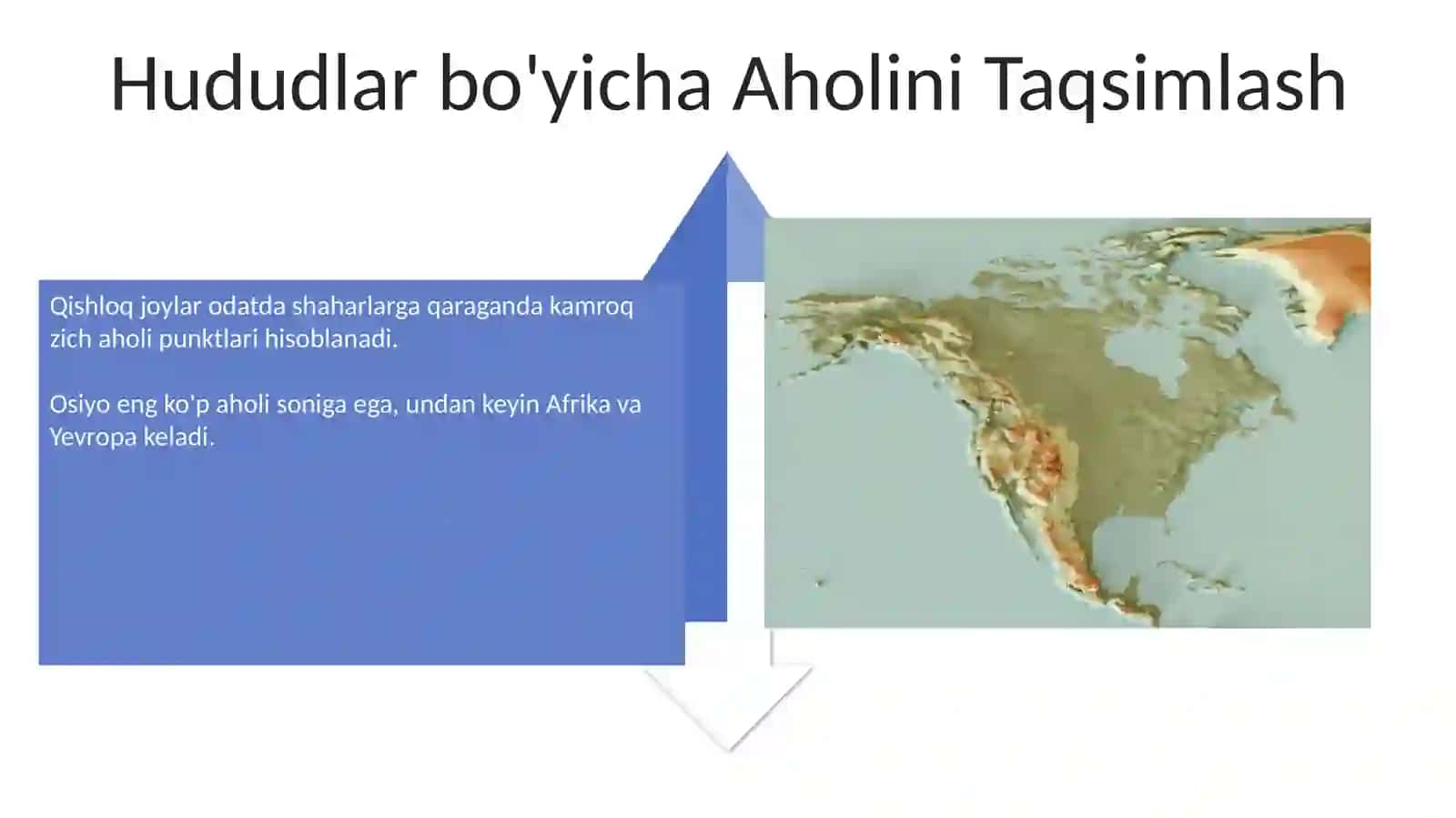 Jahon aholisining hududiy joylashuvi 4