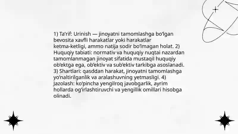 Tamom bo'lmagan jinoyatlar 4