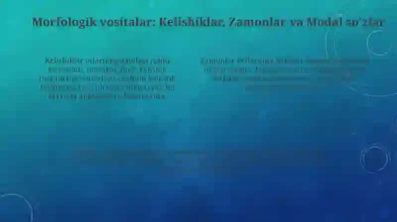 Grammatik ma’noni ifodalovchi vositalar 4