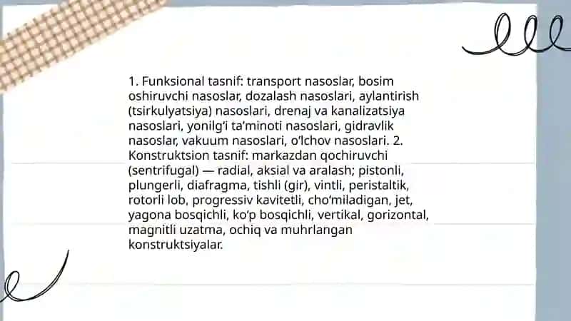 Nasoslar va ularning vazifalari 4
