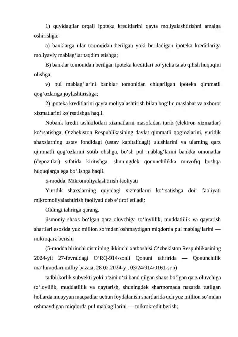 NOBANK KREDIT TASHKILOTLARI MUSTAQILLIGI 4