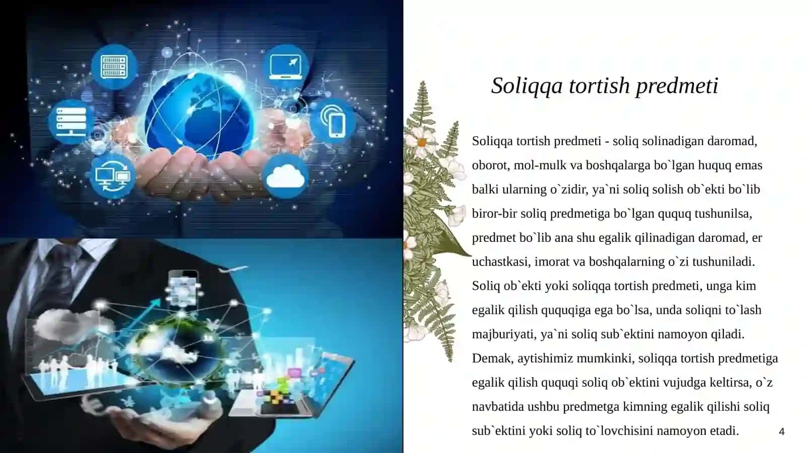 Soliqlar vasoliq qatortish 4
