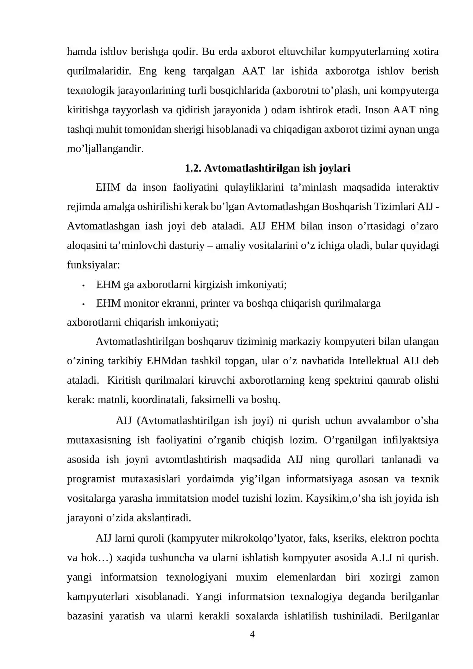 Korxona xodimlari tarif jadvalini yaratish dasturiy vositasi 4