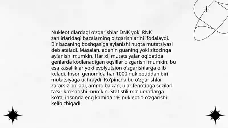 Mutatsion o'zgaruvchanlik 4