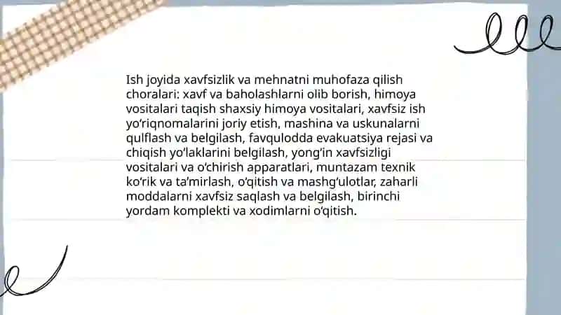 Ishlab chiqarish avaryalar 4