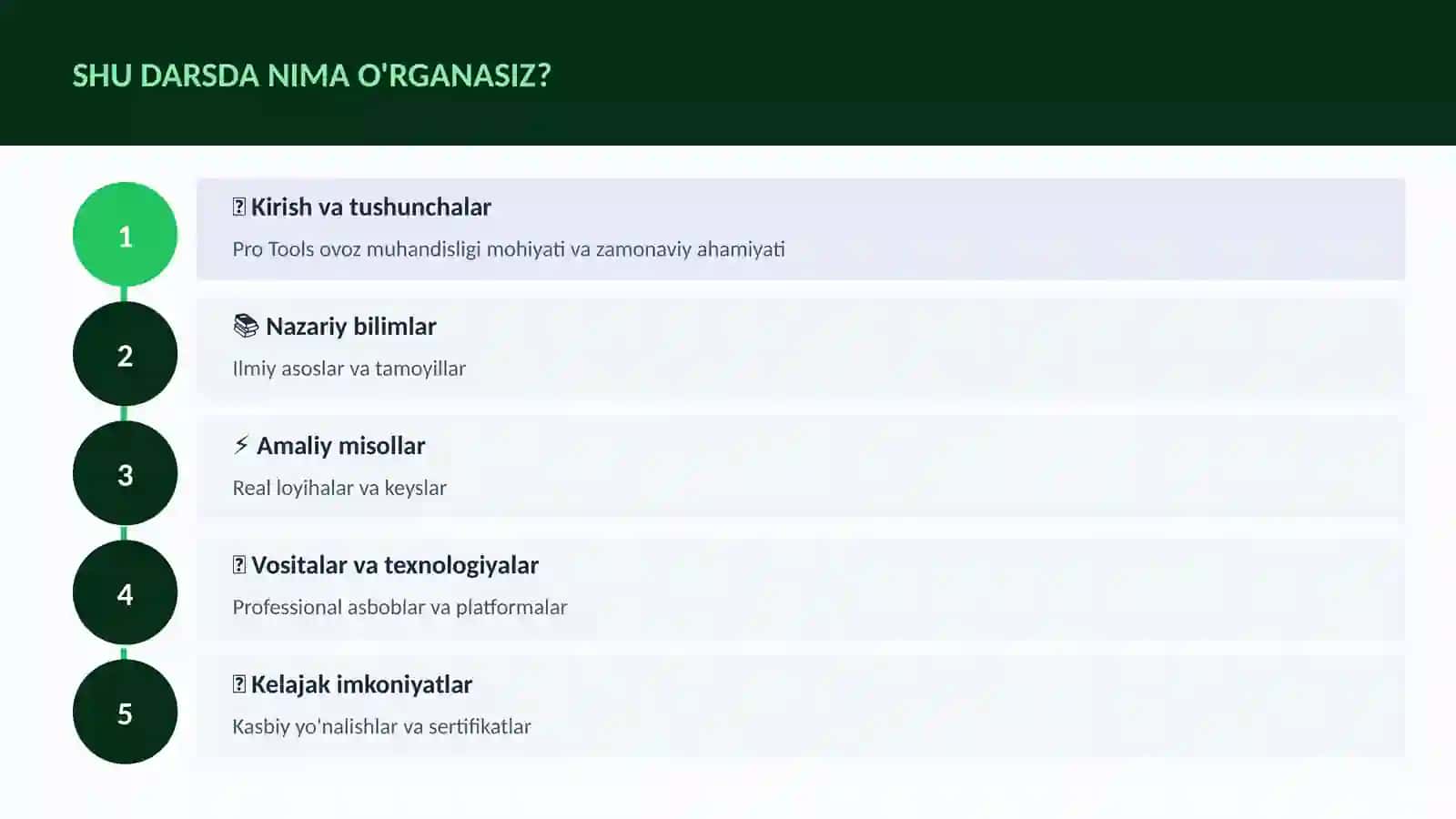 Pro Tools ovoz muhandisligi 4
