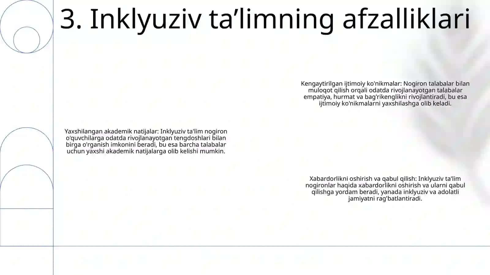 Inkuliziv Ta'limning Umumiy Masalari 4
