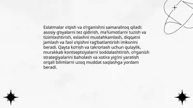 Eslatmalar bilan ishlash (note-taking) va foydali jihatlari 4