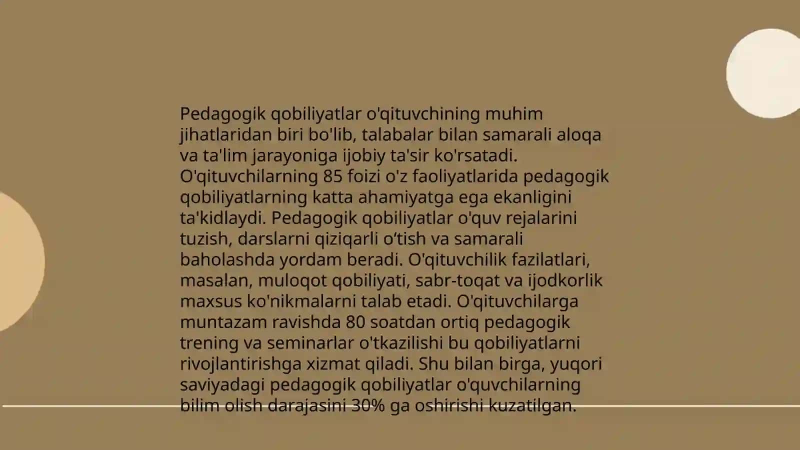 O'qituvchi faoliyatida pedagogik qobilyat 4