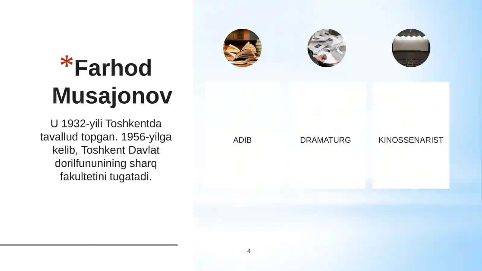 Farhod Musajonov—hayotivaijodi 4
