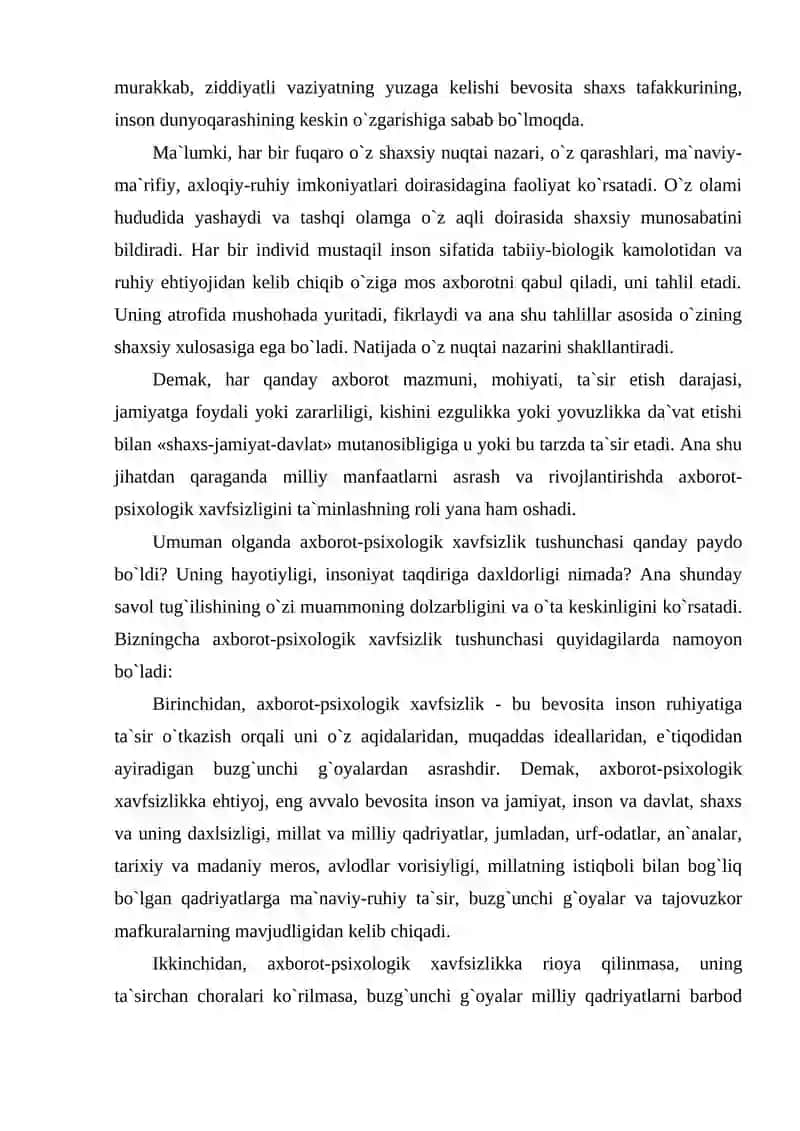 Axborot sohasining rivojlanish tendentsiyasi 4