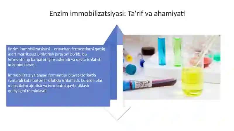 Enzimlar analitik reagentlar sifatida 4